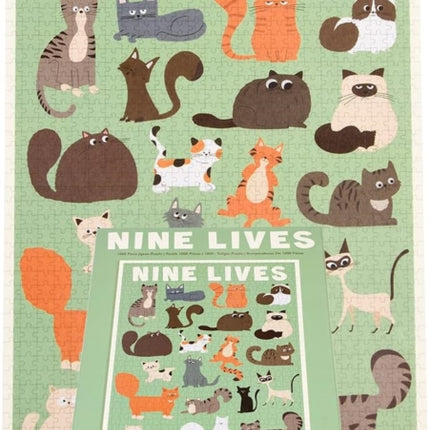 Jigsaw puzzle 1000 pieces  Nine Lives