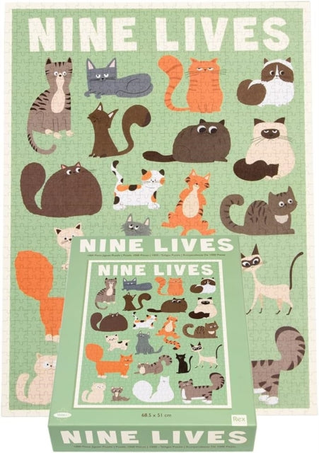 Jigsaw puzzle 1000 pieces  Nine Lives