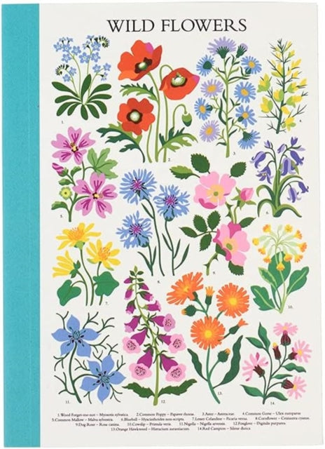 A6 notebook  Wild Flowers