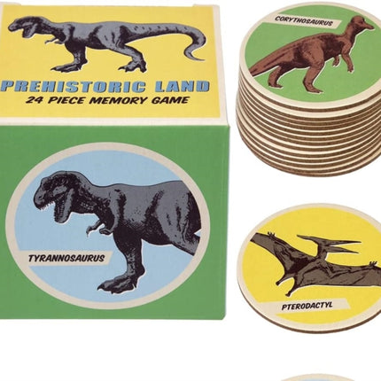 Memory game 24 pieces  Prehistoric Land