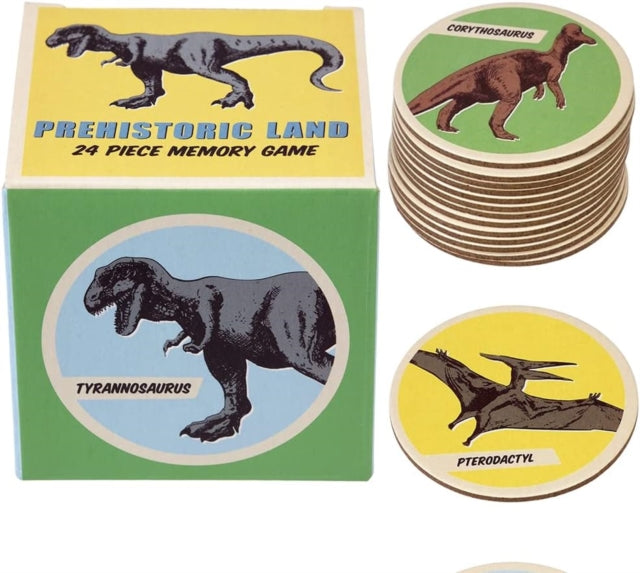 Memory game 24 pieces  Prehistoric Land