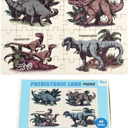 Matchbox jigsaw puzzle  Prehistoric Land