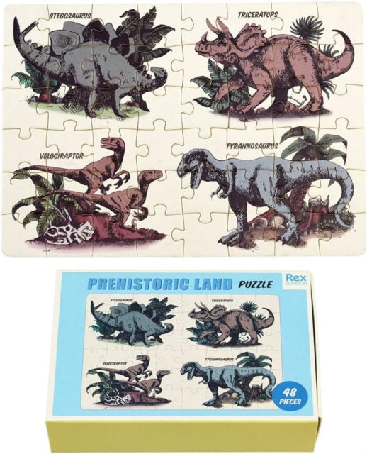 Matchbox jigsaw puzzle  Prehistoric Land