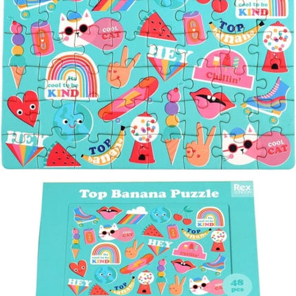 Matchbox jigsaw puzzle  Top Banana