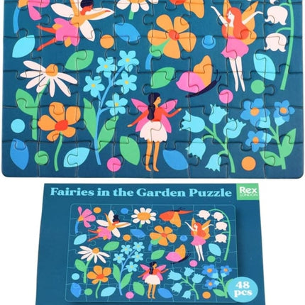 Matchbox jigsaw puzzle  Fairies in the Garden