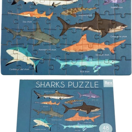 Matchbox jigsaw puzzle  Sharks