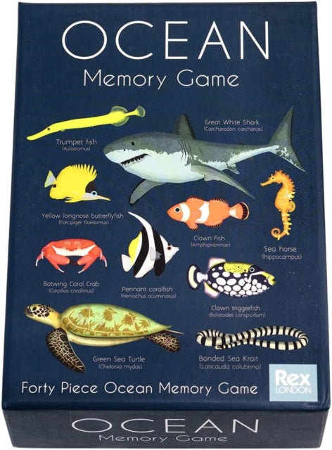 Ocean memory game 40 pieces