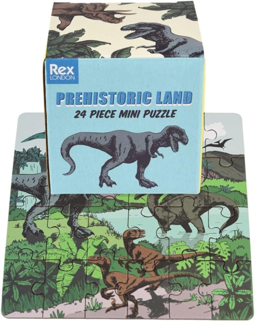 Mini jigsaw puzzle  Prehistoric Land