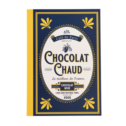 A5 notebook  Cafe de paris chocolate chaud