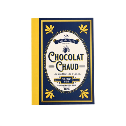 A6 notebook  Cafe de paris chocolate chaud