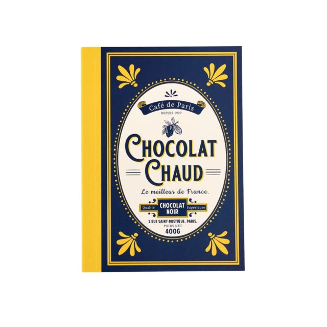 A6 notebook  Cafe de paris chocolate chaud