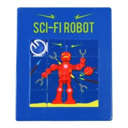 Slide puzzle  Scifi robot