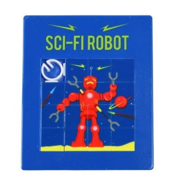 Slide puzzle  Scifi robot