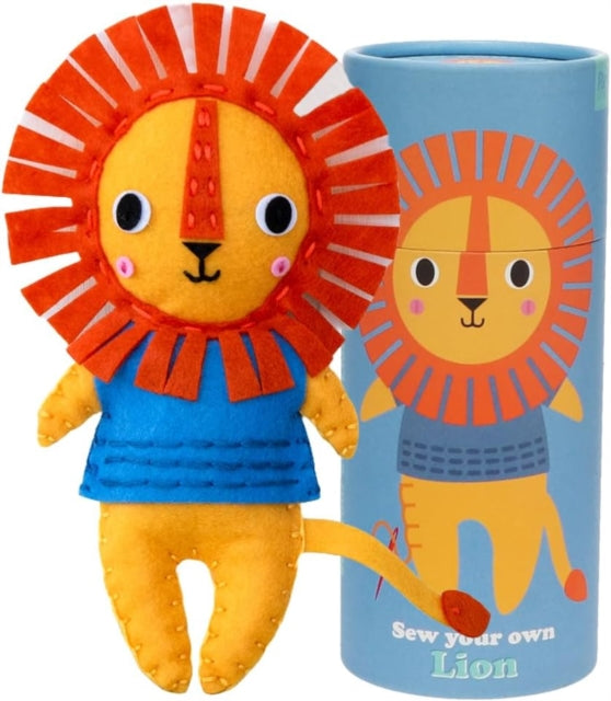 Felt Craft Kit  Sew Your Own Lion