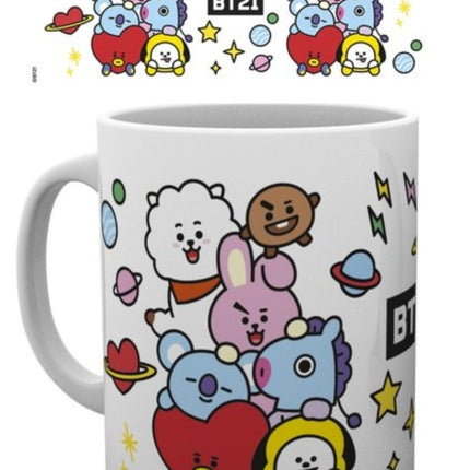 BT21 Mug  Tata Chimmy RJ Koya Cooky Mang  Shooky