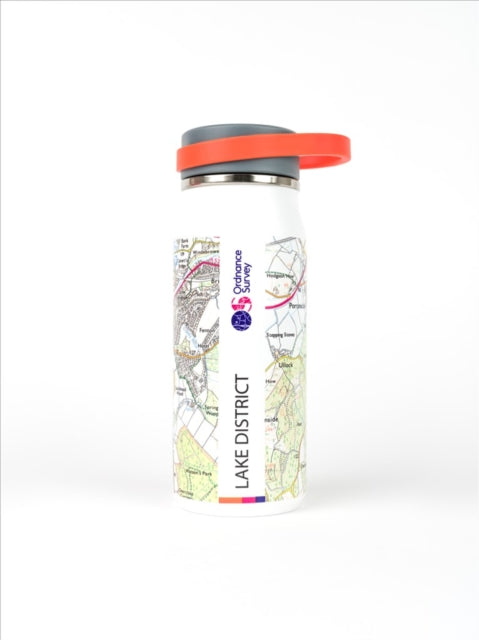 Ordnance Survey Thermal 500ml Bottle Insulated  Leakproof Walking Trekking Hiking Bottle