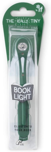 Really Tiny Book Light  Forest Green