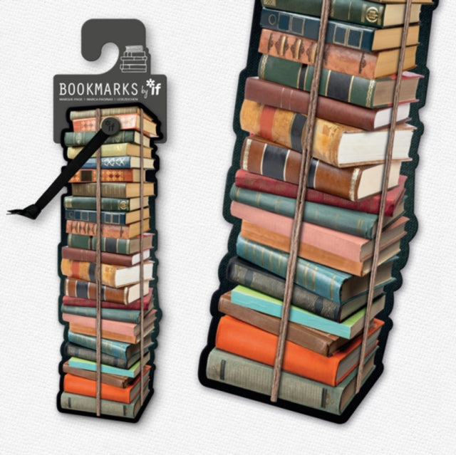 Academia Collection Bookmark Pile of Books