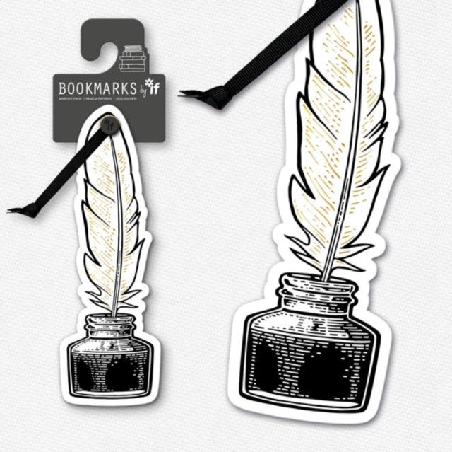 Academia Collection Bookmark Quill  Ink