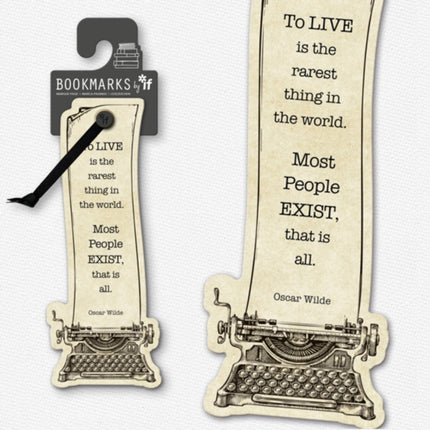 Academia Collection Bookmark Typewriter