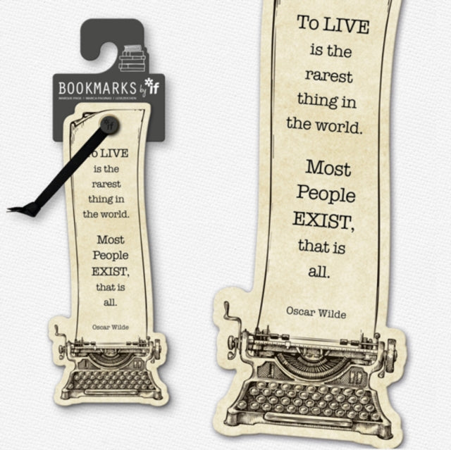 Academia Collection Bookmark Typewriter