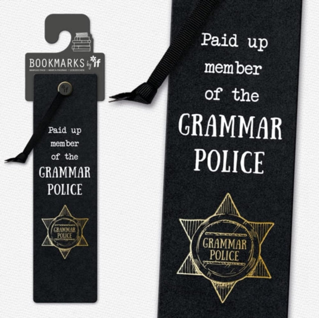 Literary Collection Bookmark Grammar Police