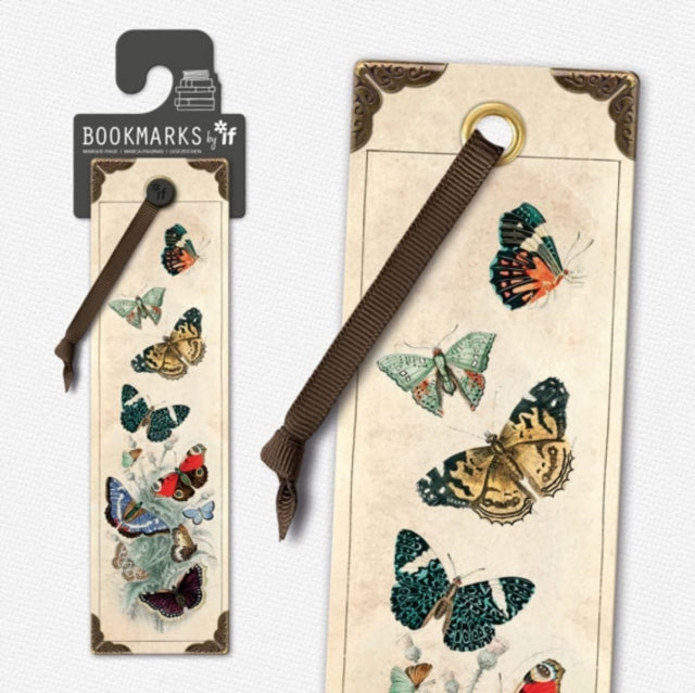 Vintage Collection Bookmark Butterflies