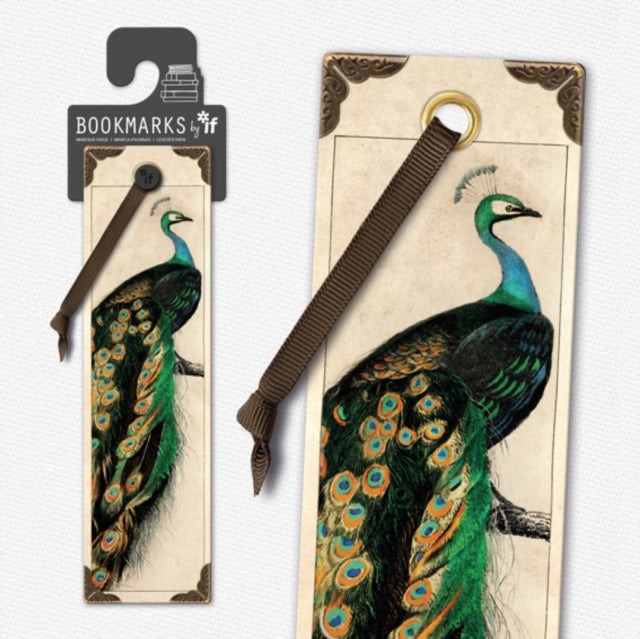 Vintage Collection Bookmark Peacock