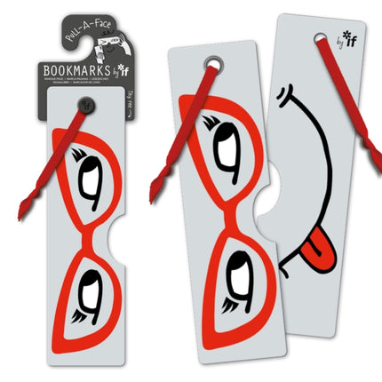 Pull  a  Face Bookmarks  Red Glasses
