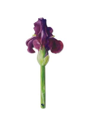 Flower Bookmarks  Painted Iris