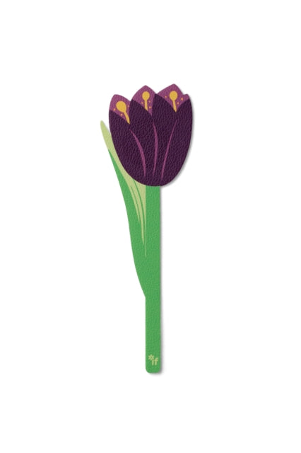 Flower Bookmarks  Purple Tulip