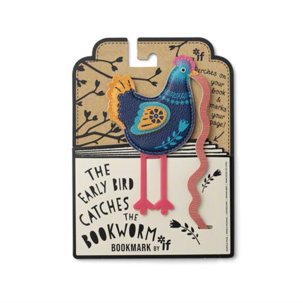 Early Bird Catches the Bookworm Bookmark  Chicken