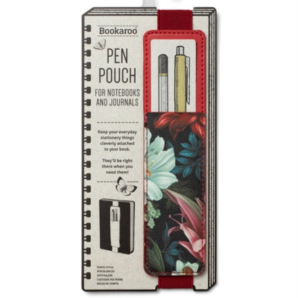 Bookaroo Pen Pouch  Dark Floral