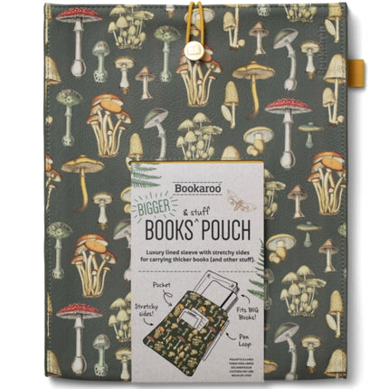 Bookaroo Books  Stuff Pouch  Botanical Mushroom