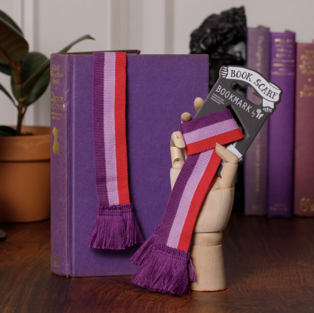 Book Scarf Bookmark  Pink  Purple