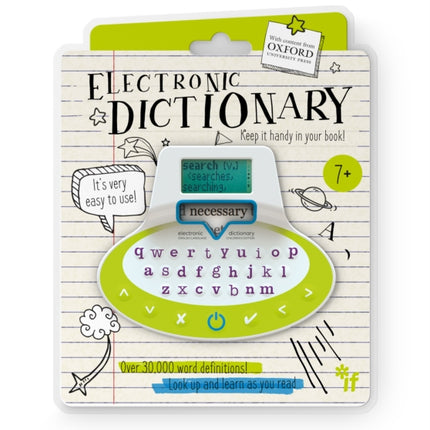 Childrens Electronic Dictionary Bookmark