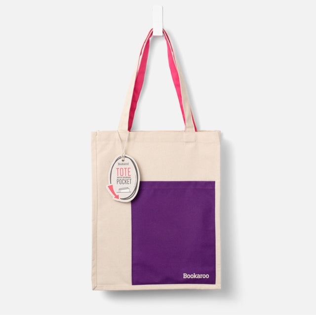 Bookaroo Tote Bag  Purple  Pink