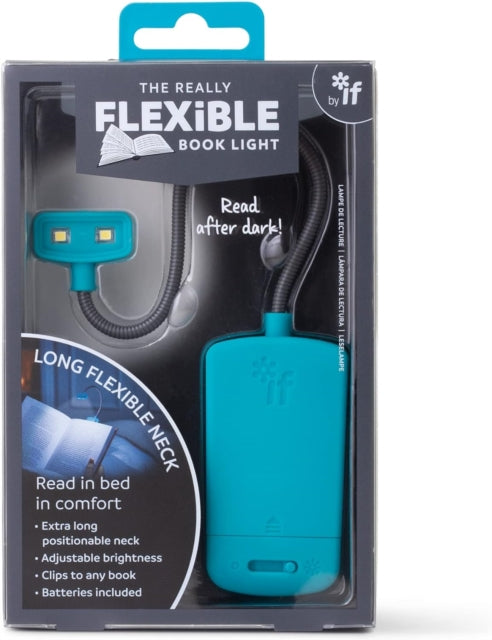 The Really Flexible Book Light  Turquoise