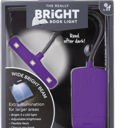 The Really BRIGHT Book Light  Purple