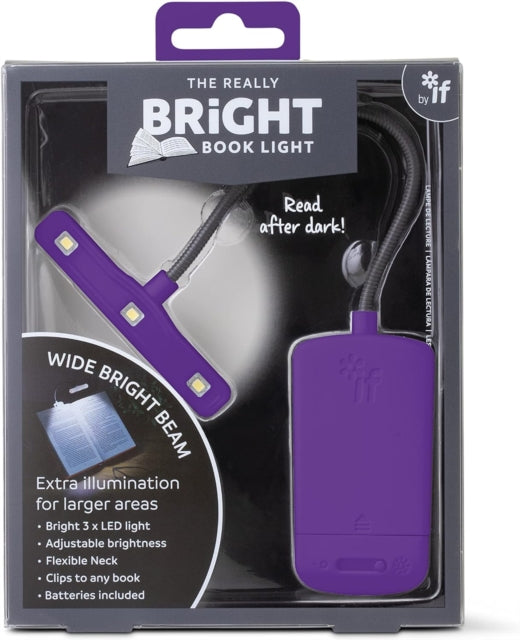 The Really BRIGHT Book Light  Purple