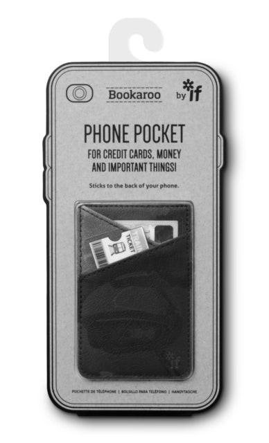 Bookaroo Phone Pocket  Black