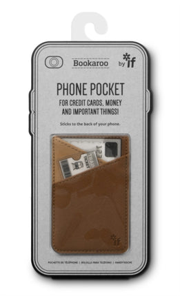 Bookaroo Phone Pocket  Brown