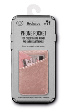 Bookaroo Phone Pocket  Rose Gold