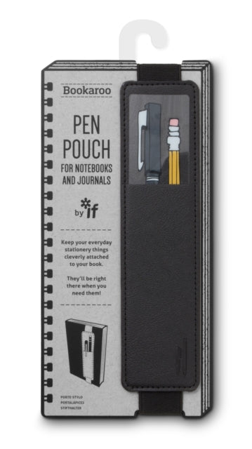 Bookaroo Pen Pouch  Black