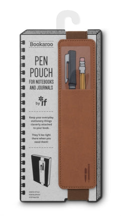 Bookaroo Pen Pouch  Brown