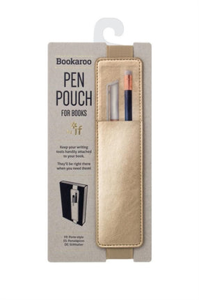 Bookaroo Pen Pouch  Gold