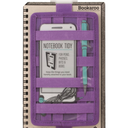 Bookaroo Notebook Tidy  Purple