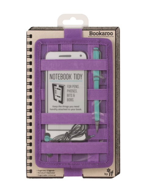 Bookaroo Notebook Tidy  Purple