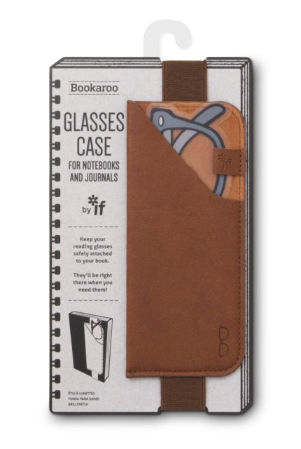 Bookaroo Glasses Case  Brown