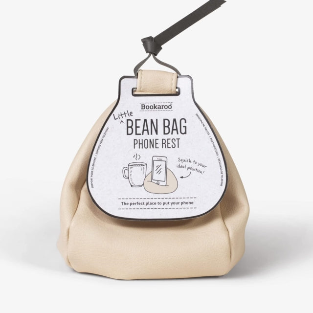 Bookaroo Little Bean Bag Phone Rest  Cream